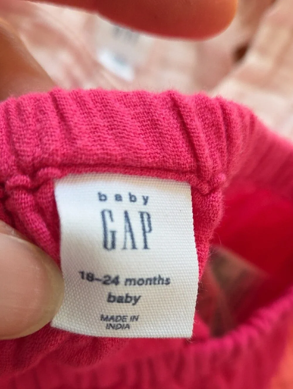 GAP Muslin Tier Set Ruffle Straps Bloomers Cotton Pinks & Coral Size 18-24
